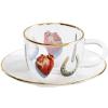 Šálek na espresso TOILETPAPER I LOVE YOU 110 ml, s podšálkem, Seletti