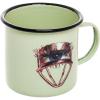 Hrnek smaltovaný TOILETPAPER EYE 10 cm, zelená, Seletti