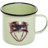 Hrnek smaltovaný TOILETPAPER EYE 10 cm, zelená, Seletti