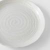 Jídelní talíř WHITE SPIRAL 24,5 cm, bílá, MIJ