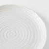 Jídelní talíř WHITE SPIRAL 29,5 cm, bílá, MIJ
