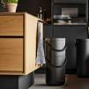 Nádoba na bio odpad CIRCULAR 22 + 12 l, světle šedá, plast, Zone Denmark