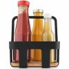 Servírovací organizér NORDIC KITCHEN 18 cm, černá, plast, Eva Trio
