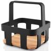 Servírovací organizér NORDIC KITCHEN 18 cm, černá, plast, Eva Trio