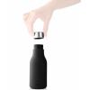 Dávkovač tekutého mýdla 200 ml, černá, silikon, Eva Trio