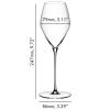 Sklenice na růžové víno VELOCE 347 ml, sada 2 ks, Riedel