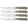 Steakový nůž CLASSIC COLOUR 12 cm, sada 4 ks, sametově ústřicová, WÜSTHOF