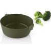 Napařovací nádoba do mikrovlnky GREEN TOOL 2 l, zelená, sklo/plast, Eva Trio