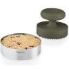 Forma na burgery GREEN TOOL 9 cm, zelená, nerezová ocel/plast, Eva Trio