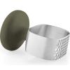 Lis na česnek GREEN TOOL 9 cm, zelená, nerezová ocel/plast, Eva Trio