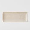 Servírovací talíř WHITE FADE 29,5 x 12 cm, béžová, keramika, MIJ