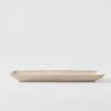 Servírovací talíř WHITE FADE 29,5 x 12 cm, béžová, keramika, MIJ