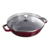 Wok 30 cm, grenadina, litina, Staub