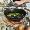 Wok 30 cm, bazalková, litina, Staub