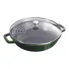 Wok 30 cm, bazalková, litina, Staub