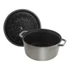 Hrnec 28 cm, 6,7 l, grafitově šedá, litina, Staub