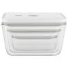 Vakuovací dózy na potraviny FRESH & SAVE, sada 3 ks, bílá, sklo, Zwilling