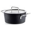 Kastrol ADAMANT 20 cm, 2,7 l, se skleněnou poklicí, nepřilnavý povrch, Fissler