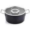 Kastrol ADAMANT 24 cm, 4,9 l, se skleněnou poklicí, nepřilnavý povrch, Fissler