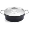 Kastrol ADAMANT 28 cm, 4,3 l, s nerezovou poklicí, nepřilnavý povrch, Fissler