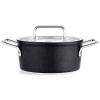 Kastrol ADAMANT 18 cm, 2 l, s nerezovou poklicí, nepřilnavý povrch, Fissler