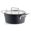 Kastrol ADAMANT 18 cm, 2 l, s nerezovou poklicí, nepřilnavý povrch, Fissler