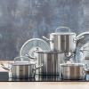 Kastrol ORIGINAL PROFI 24 cm, 4,6 l, nerez, Fissler