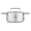 Hrnec PURE 16 cm, 1,9 l, s nerezovou poklicí, nerez, Fissler