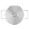 Kastrol PURE 24 cm, 3,9 l, s nerezovou poklicí, nerez, Fissler