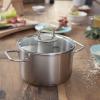 Hrnec VISEO 20 cm, 3,6 l, nerez, Fissler