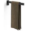 Držák na ručníky LINEA 42 cm, černá, nerezová ocel, Zack