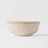 Jídelní miska RIDGED ALABASTER 160 ml, krémová, keramika, MIJ