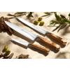 Santoku nůž PROVENCAO 18 cm, nerezové nýty, hnědá, Lion Sabatier