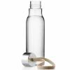 Lahev na pití 500 ml, perlově béžový řemínek, plast, Eva Trio