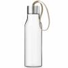 Lahev na pití 500 ml, perlově béžový řemínek, plast, Eva Trio