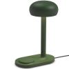 Stolní lampa EMENDO 29 cm, s Qi bezdrátovým nabíjením, emeraldově zelená, Eva Solo
