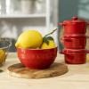 Jídelní miska 400 ml, červená, keramika, Staub