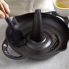 Mašlovačka 22 cm, hnědá, silikon, Staub