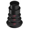 Sada hrnců INGENIO BLACK STONE L3998802, sada 8 ks, nepřilnavý povrch, Tefal