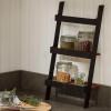 Kuchyňský organizér NORDIC KITCHEN 28 x 50 cm, černá, plast/bambus, Eva Trio