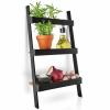 Kuchyňský organizér NORDIC KITCHEN 28 x 50 cm, černá, plast/bambus, Eva Trio