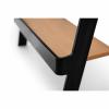 Kuchyňský organizér NORDIC KITCHEN 28 x 50 cm, černá, plast/bambus, Eva Trio