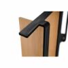 Kuchyňský organizér NORDIC KITCHEN 28 x 50 cm, černá, plast/bambus, Eva Trio