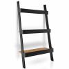 Kuchyňský organizér NORDIC KITCHEN 28 x 50 cm, černá, plast/bambus, Eva Trio