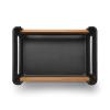 Kuchyňský organizér NORDIC KITCHEN 27 x 19 cm, černá, plast/bambus, Eva Trio
