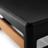 Kuchyňský organizér NORDIC KITCHEN 27 x 19 cm, černá, plast/bambus, Eva Trio