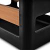 Kuchyňský organizér NORDIC KITCHEN 27 x 19 cm, černá, plast/bambus, Eva Trio