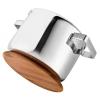 Magnetická podložka pod hrnec NORDIC KITCHEN 20 cm, hnědá, bambus, Eva Trio