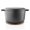 Magnetická podložka pod hrnec NORDIC KITCHEN 20 cm, hnědá, bambus, Eva Trio