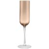 Sklenice na šampaňské FUUMI 220 ml, sada 4 ks, kávová, sklo, Blomus